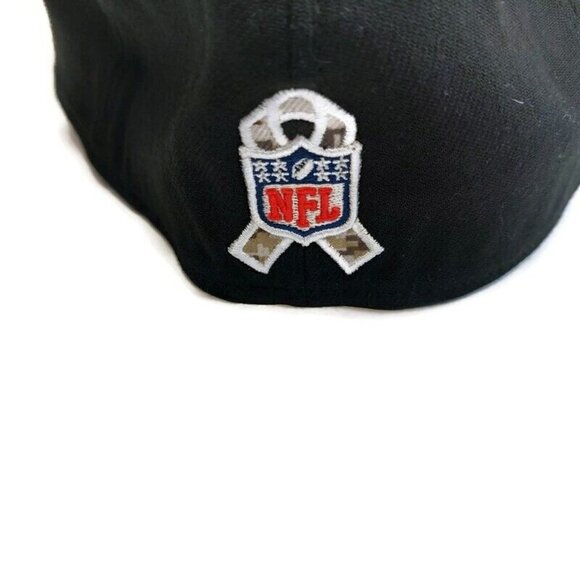 39Thirty New Era NFL Seattle Seahawks Fitted Hat Cap Salute To Service Size L-XL - Picture 4 of 7